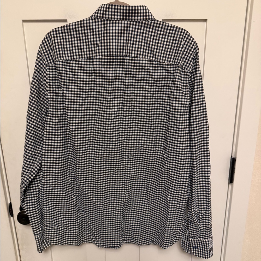 UNTUCKit Men's Central Otago Checked Black White Button Down Shirt- Size XL - Picture 3 of 8